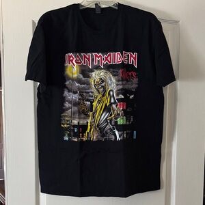 Vintage Black Iron Maiden Killers concert Tee